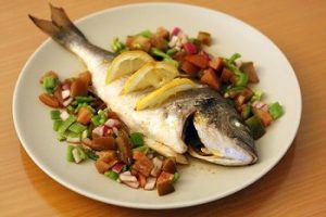 Fish Course Meal for Christmas